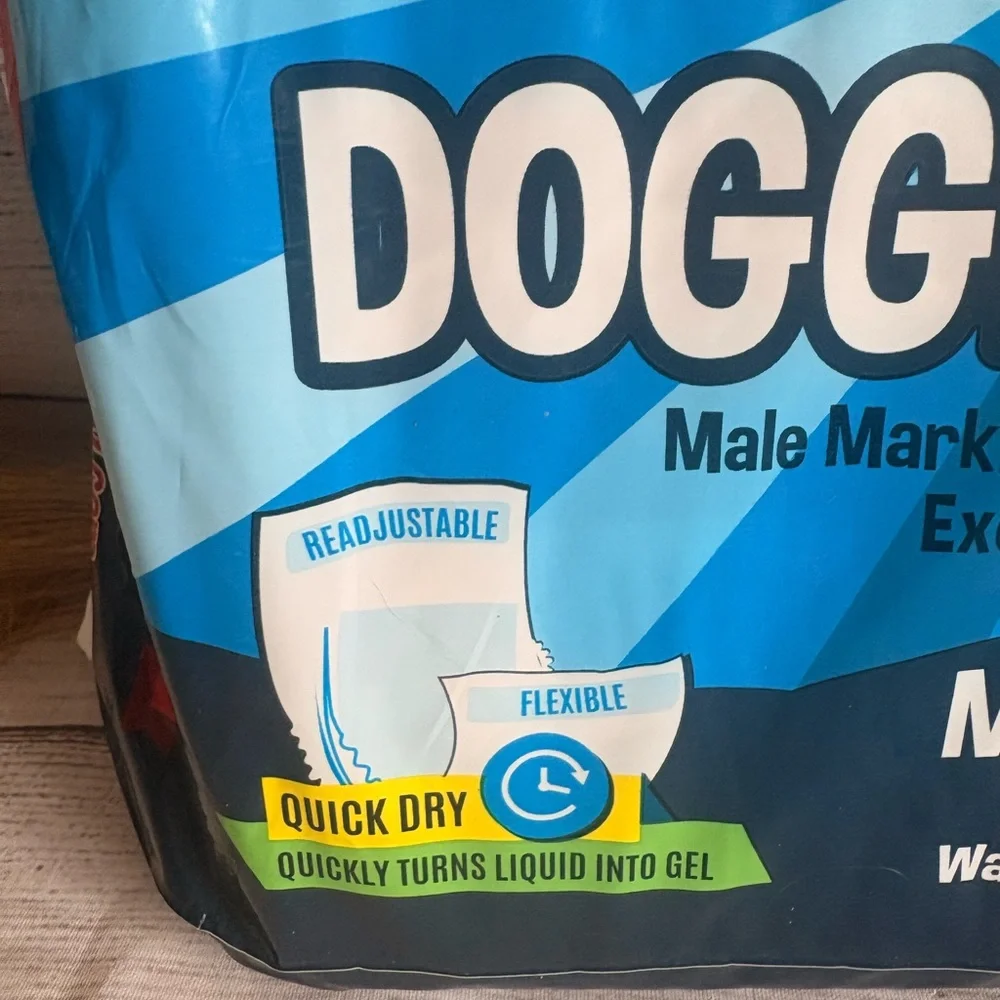 Bodhi Dog Male Doggie Wraps - Blue Medium